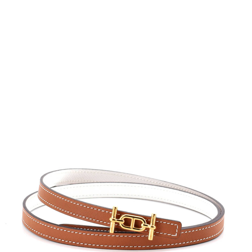 Hermes Thin Ancre Reversible Belt